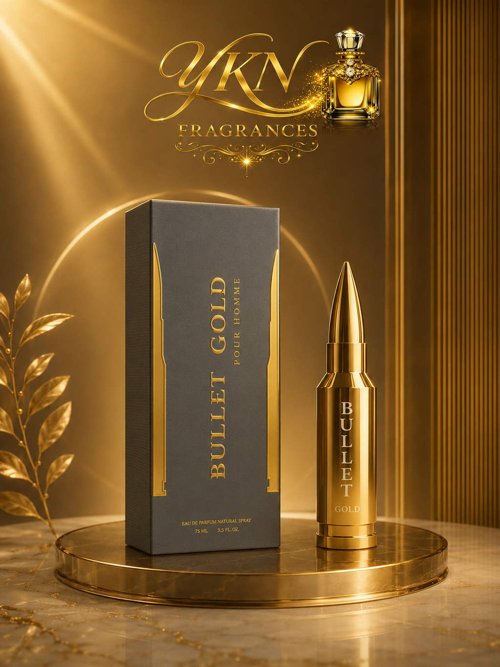 BHARARA BULLET Gold EDP - 2.5 oz