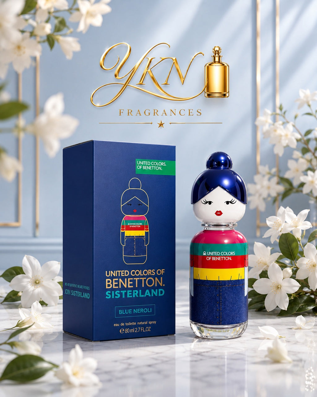 Benetton Sisterland Blue Neroli - 80 ml Eau de Toilette
